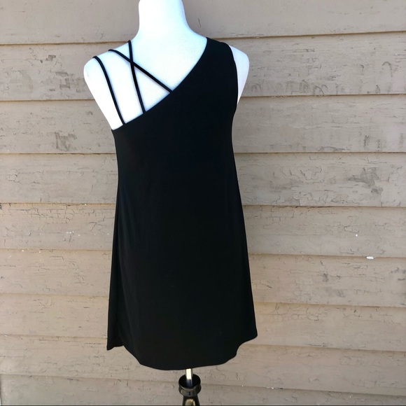 BCBGeneration Asymmetrical Jersey Shift Dress - Picture 4 of 8